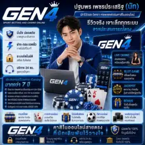 GEN4 นักรีวิวและวิเคราะห์แพลตฟอร์มคาสิโนออนไลน์